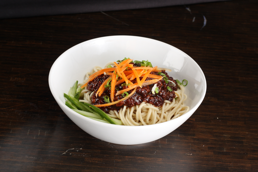 Noodles with Pork Soy Bean Paste & vegetables